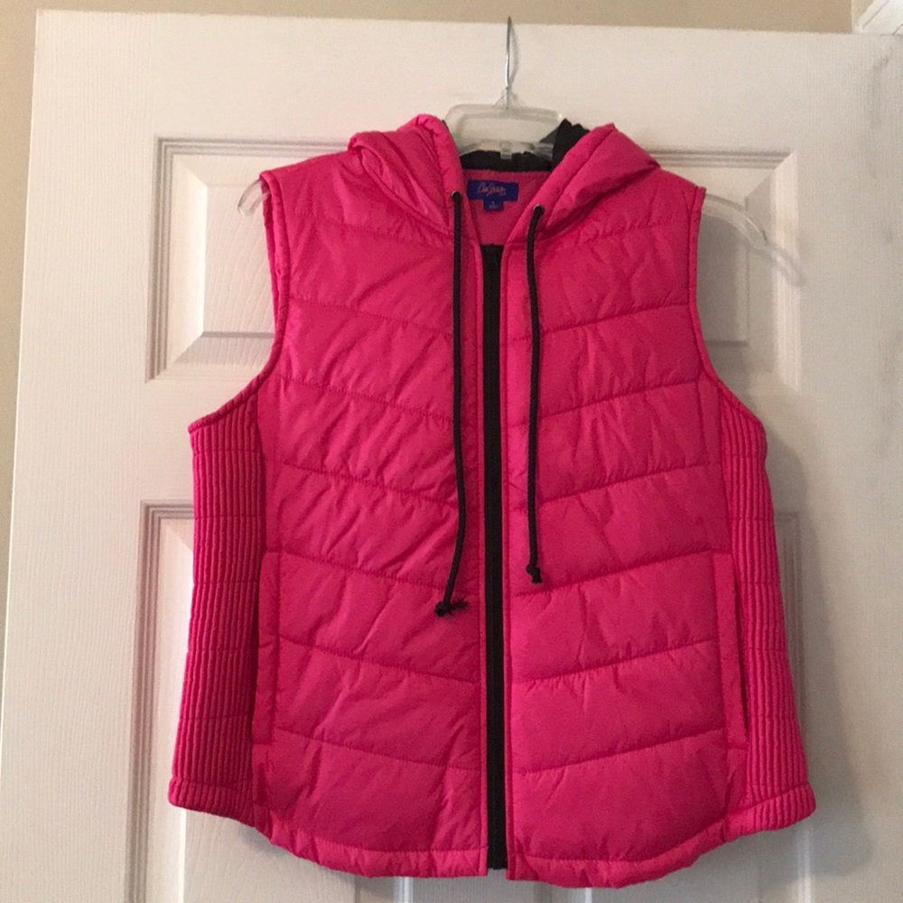 City Streets Pink Quilted Vest